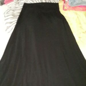 Girls Long Black Skirt.